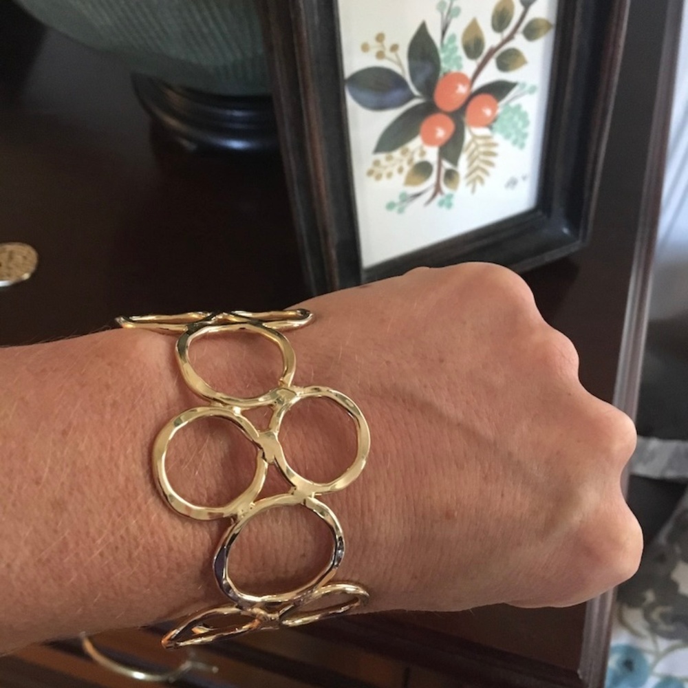 Noonday collection gold cuff bracelet